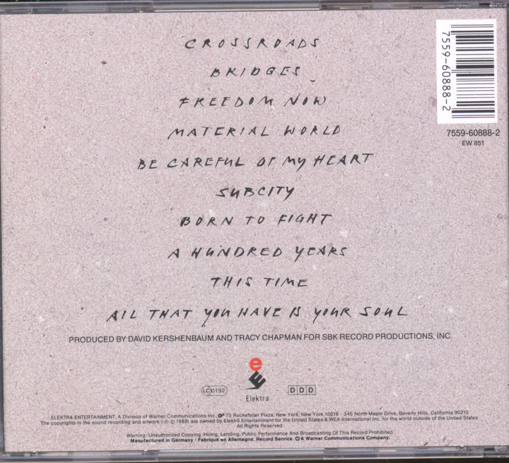 Tracy Chapman - Crossroads - Cd