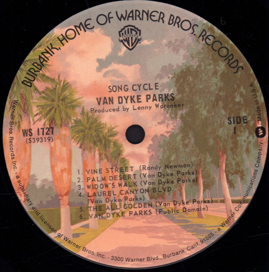 Van Dyke Parks - Song Cycle - Lp