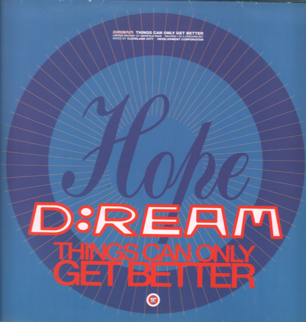D:Ream - Things Can Only Get Better - 12 Inch
