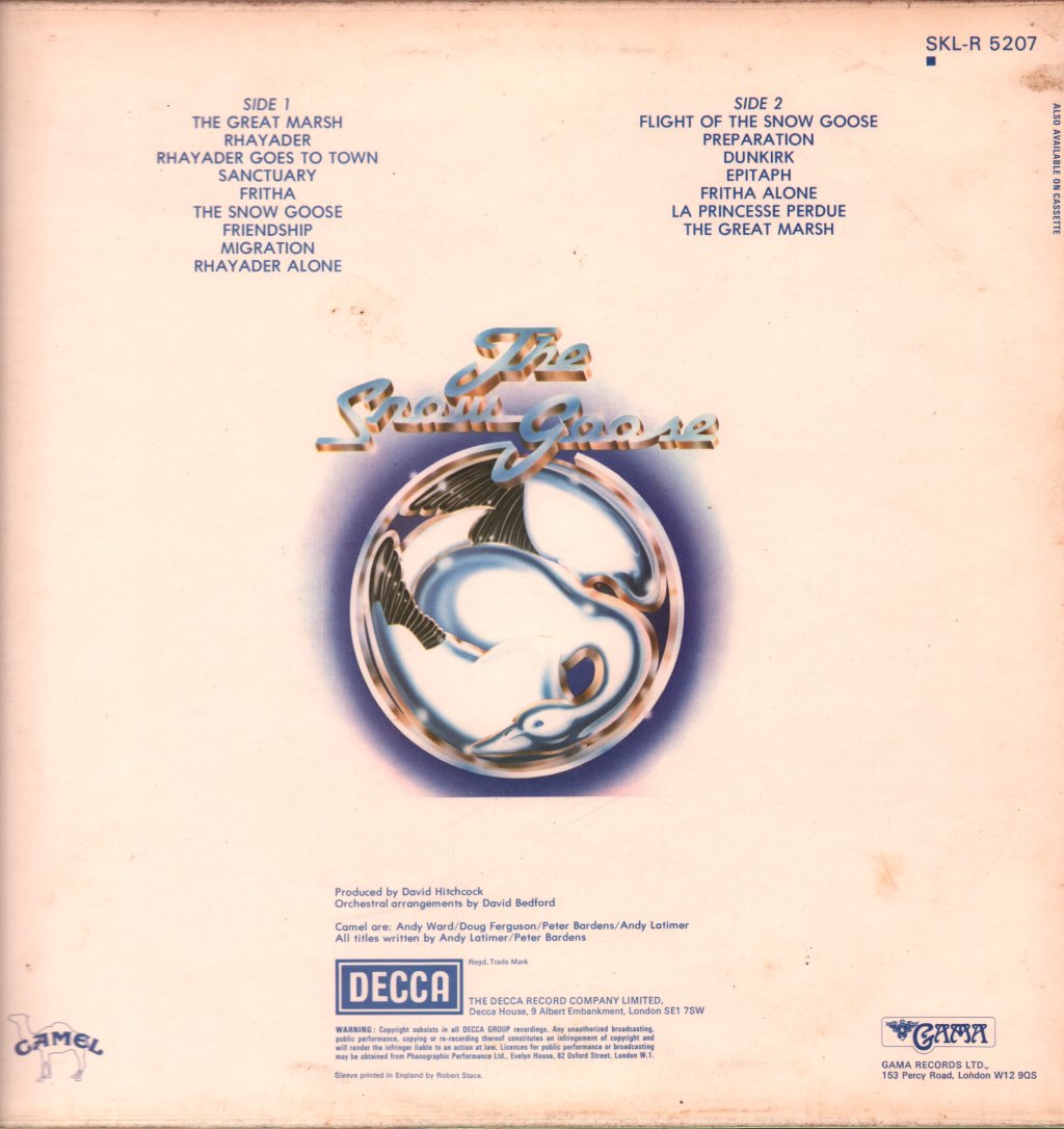 Camel - Snow Goose - Lp