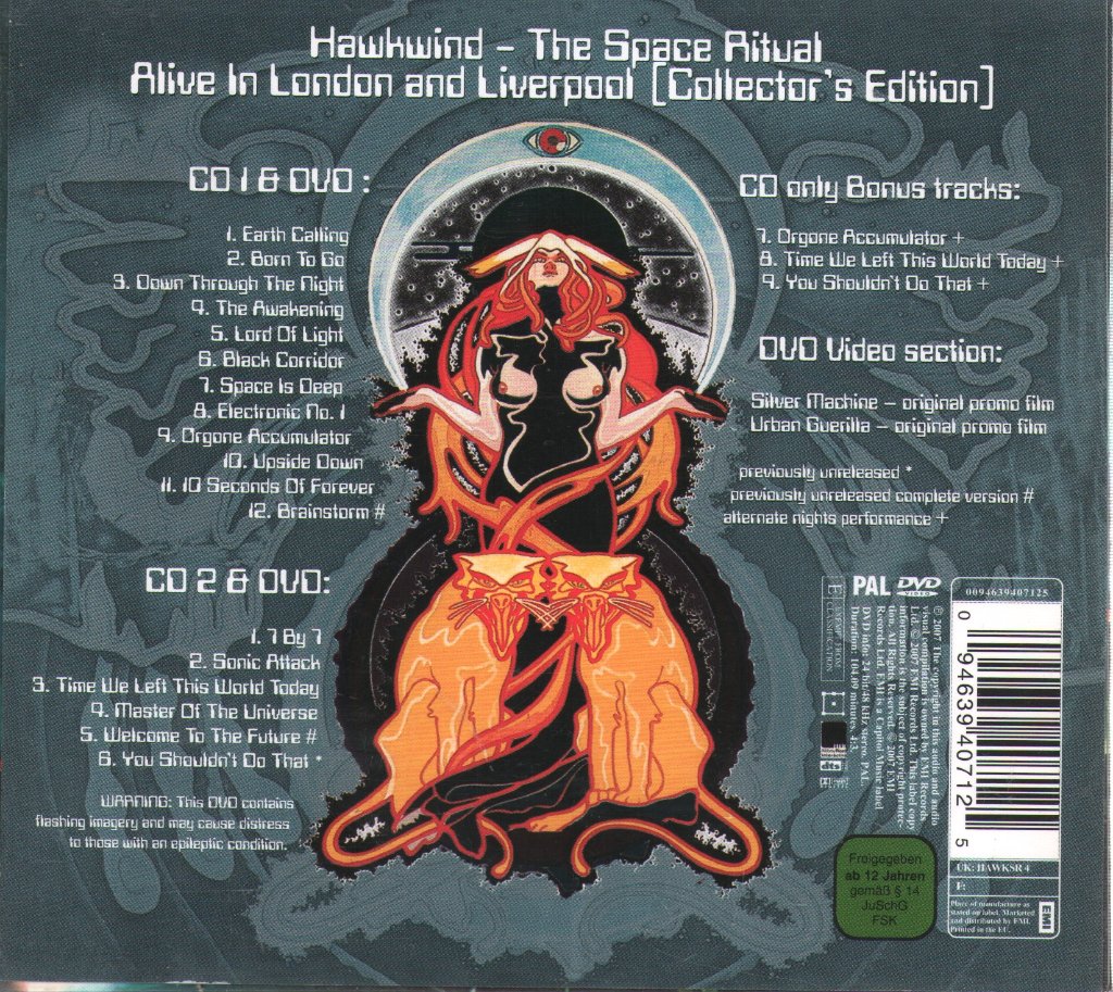 Hawkwind - Space Ritual Alive In Liverpool And London - Cd Set