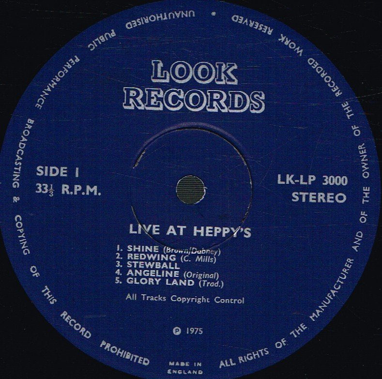 Frank Hepworth - Live At Heppy's - Lp