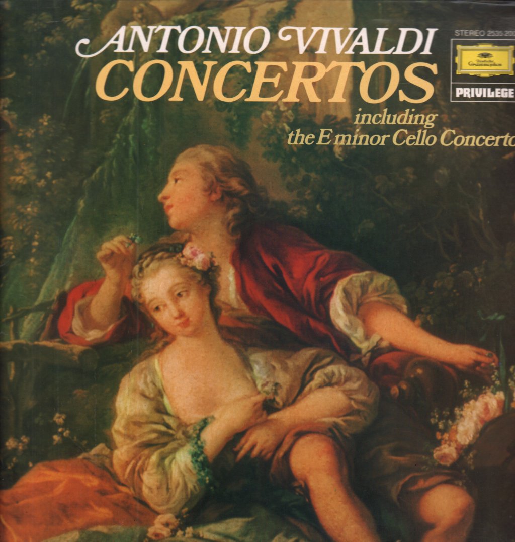 Antonio Vivaldi - Concertos Including The E Minor Cello Concerto - Lp