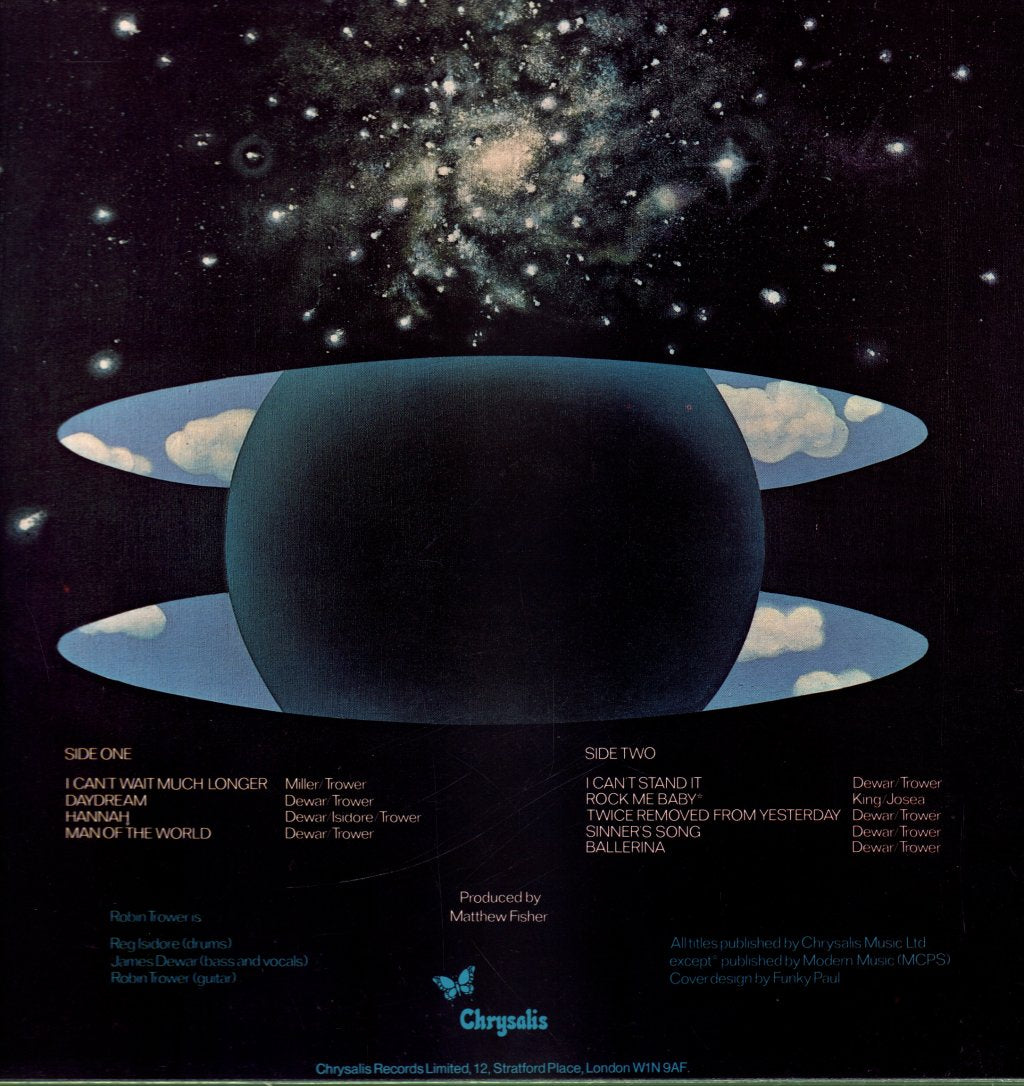 Robin Trower - Twice Removed From Yesterday - Lp
