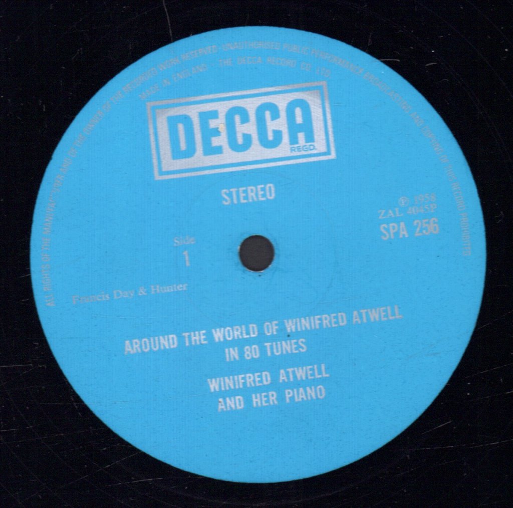Winifred Atwell - Around The World Of Winifred Atwell In 80 Tunes - Lp