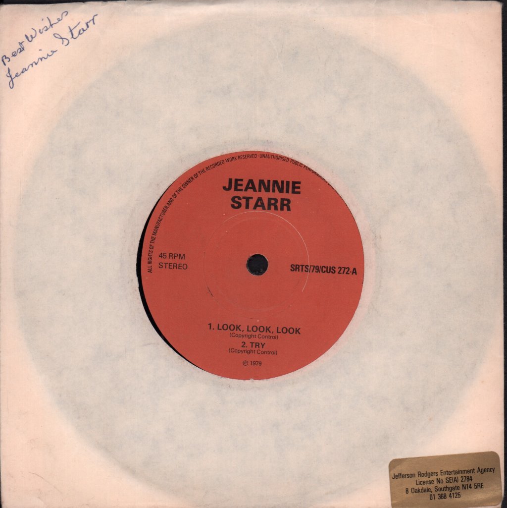 Jeannie Starr - Look Look Look - 7 Inch