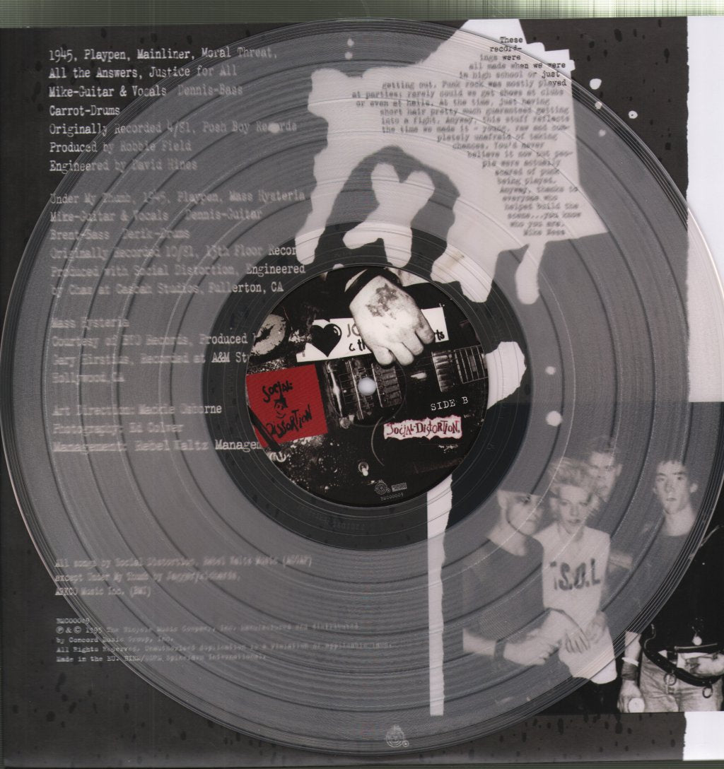 Social Distortion - Mainliner (Wreckage From The Past) - Lp