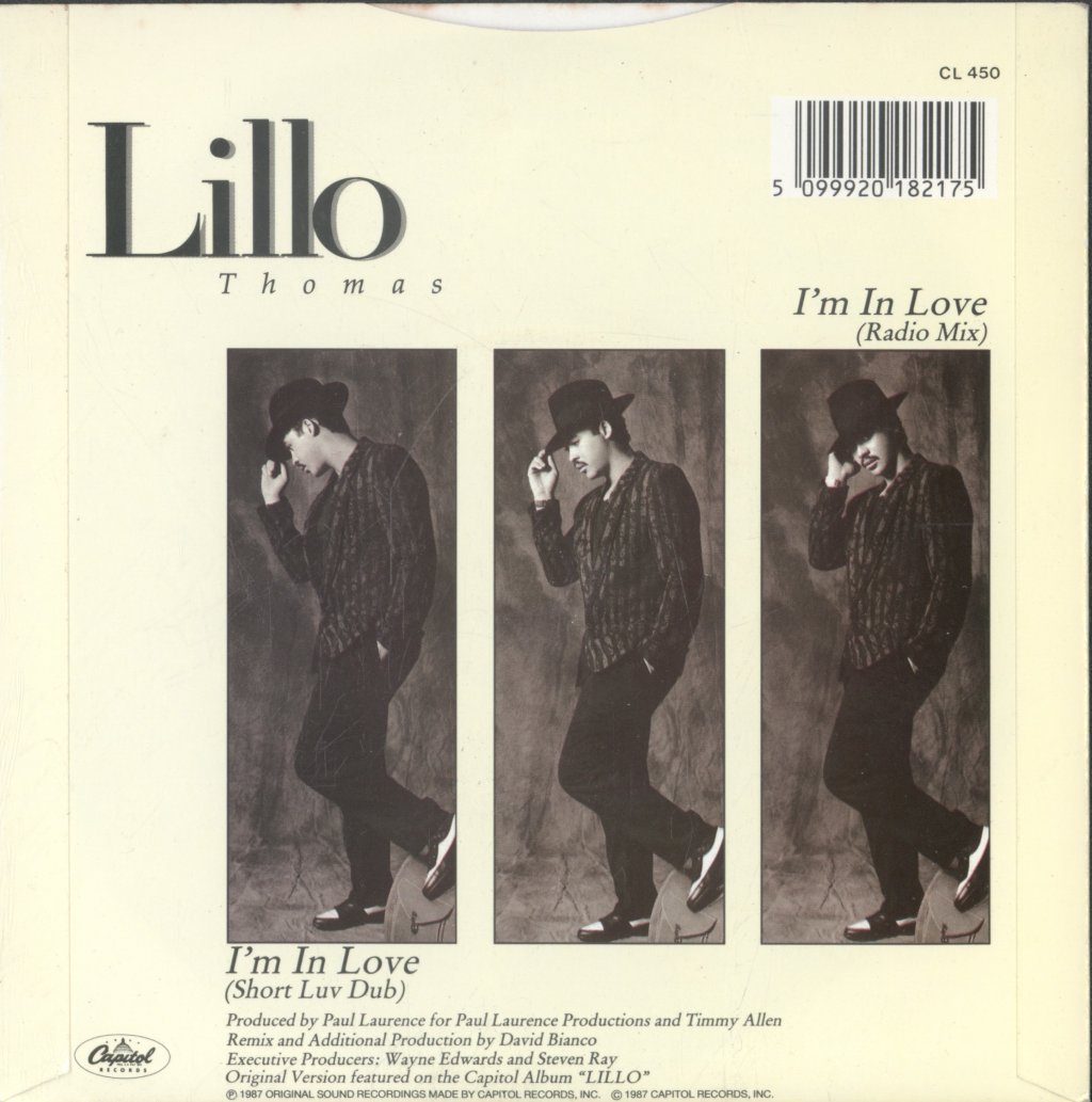 Lillo Thomas - I'm In Love - 7 Inch