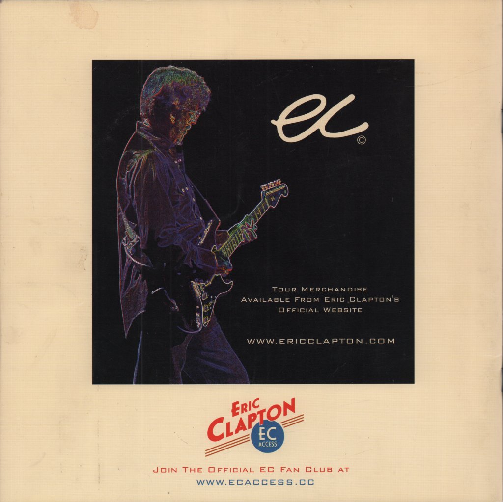 Eric Clapton - world tour 2006/7 - Tour Programme