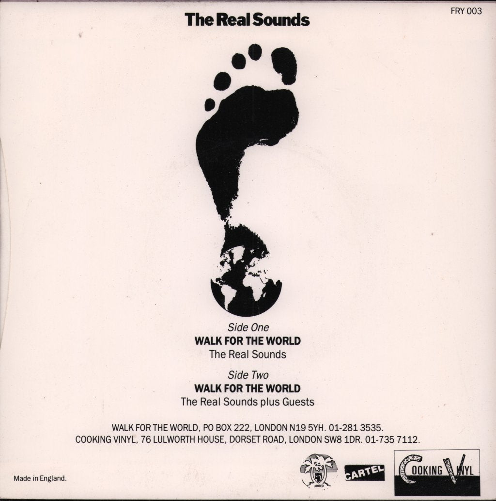 Real Sounds - Walk For The World - 7 Inch