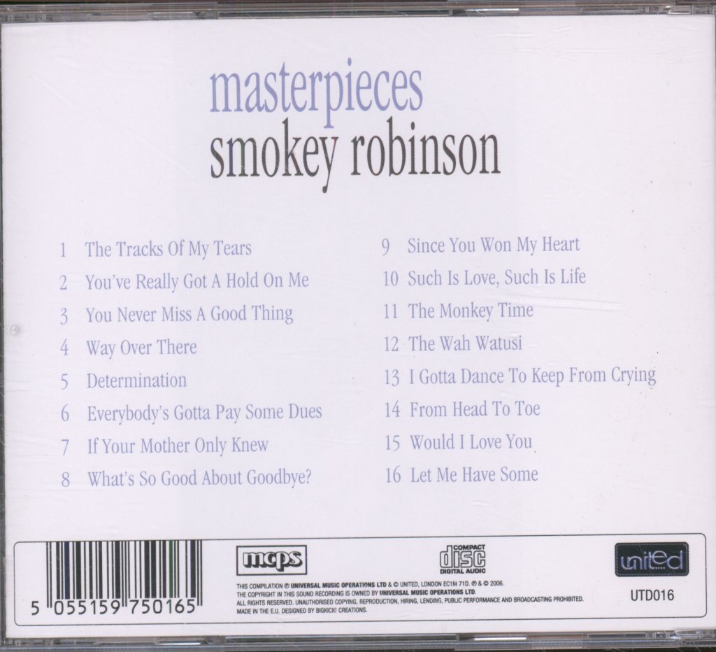 Smokey Robinson - Masterpieces - Cd
