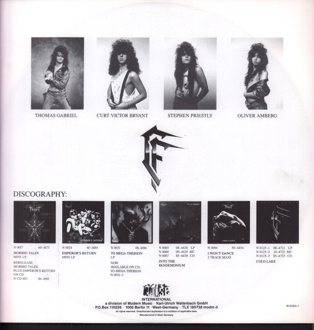 Celtic Frost - Cold Lake - Lp
