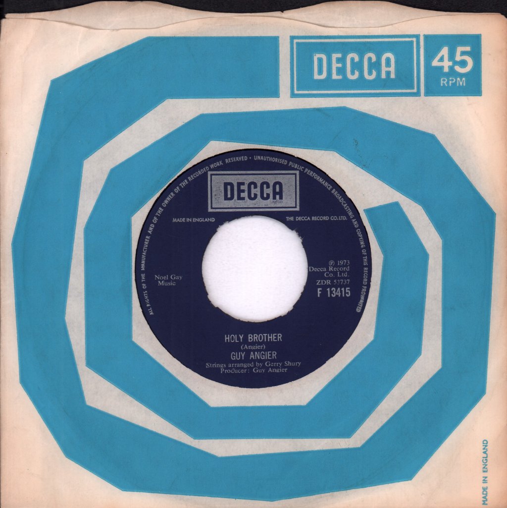 Guy Angier - Jacaranda Blues - 7 Inch