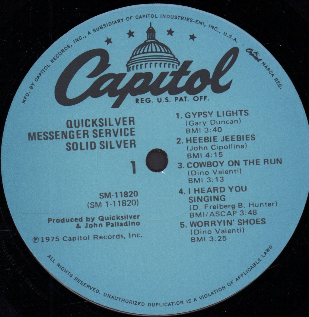 Quicksilver Messenger Service - Solid Silver - Lp