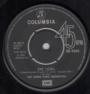 Simon Park Orchestra - Eye Level - 7 Inch