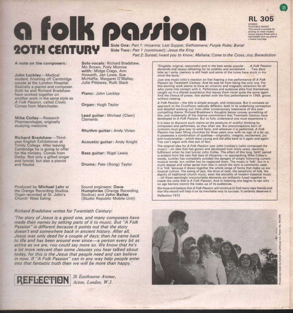Twentieth Century - A Folk Passion - Lp
