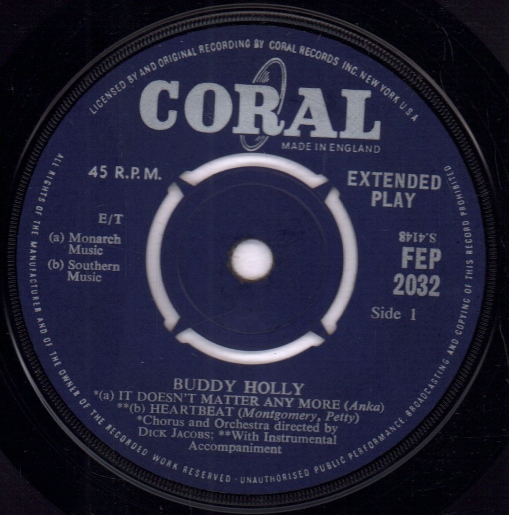 Buddy Holly - Buddy Holly - 7 Inch