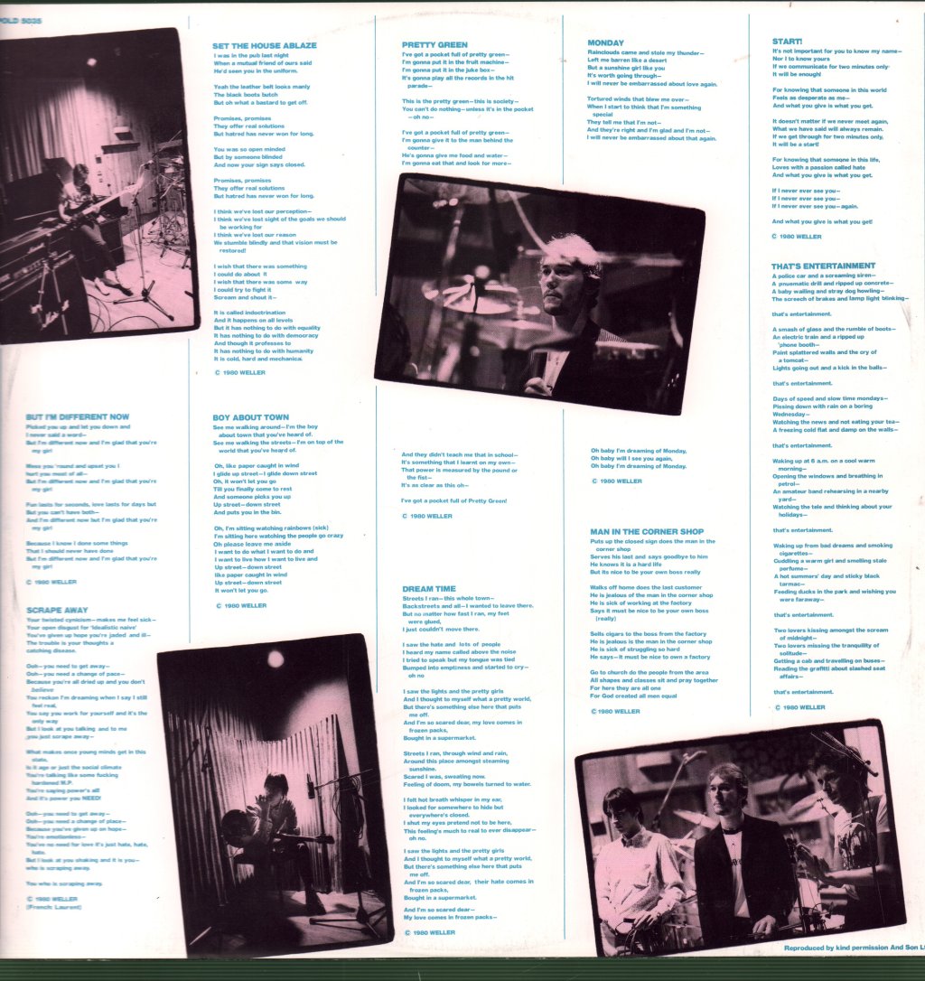 Jam - Sound Affects - Lp