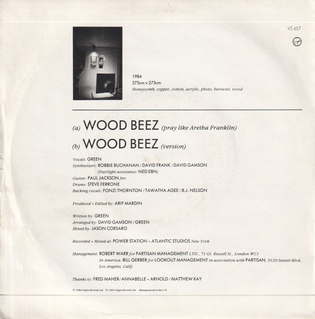 Scritti Politti - Wood Beez - 7 Inch