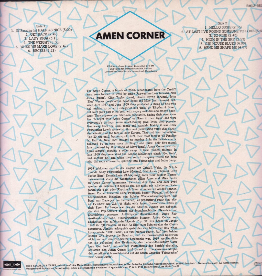 Amen Corner - Amen Corner - Lp
