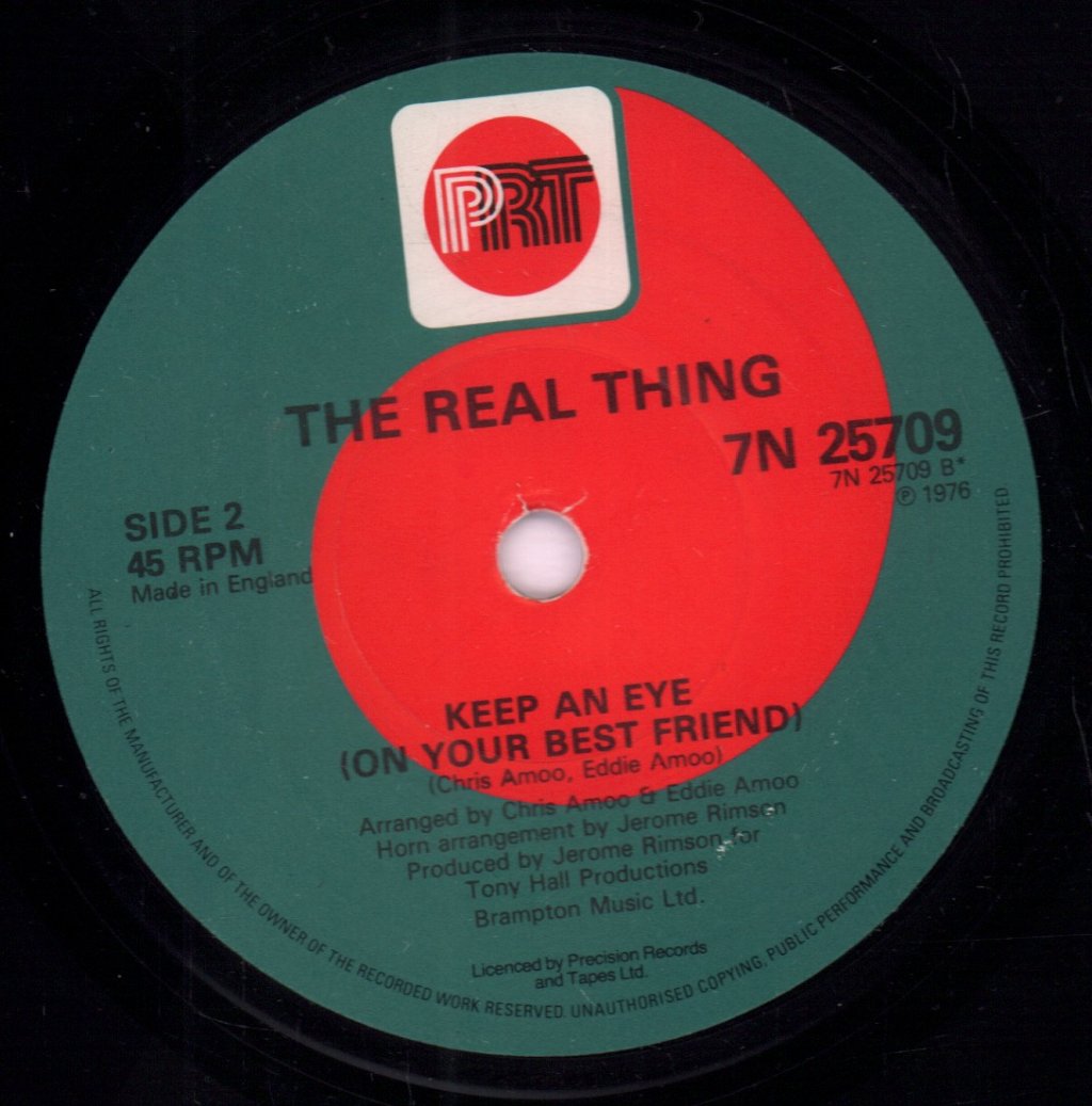 Real Thing - You To Me Are Everything - 7 Inch