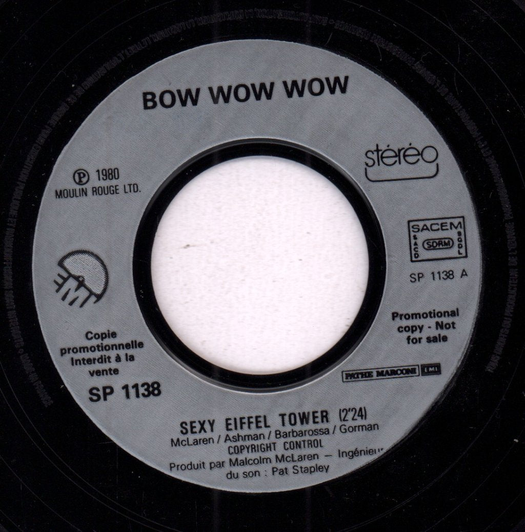 Bow Wow Wow - Sexy Eiffel Tower - 7 Inch