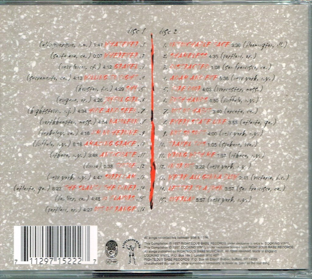 Ani Difranco - Living In Clip - Double Cd