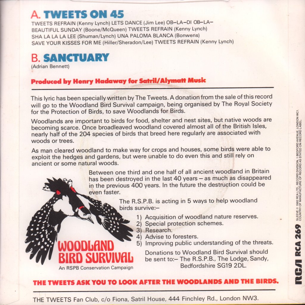 Tweets - Tweets On 45 - 7 Inch