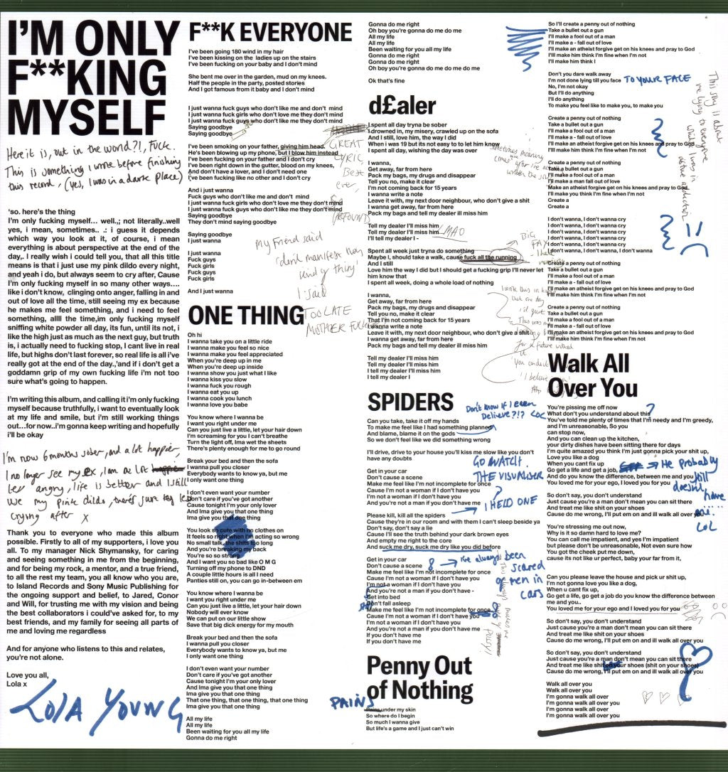 Lola Young - I'm Only F**king Myself - Lp