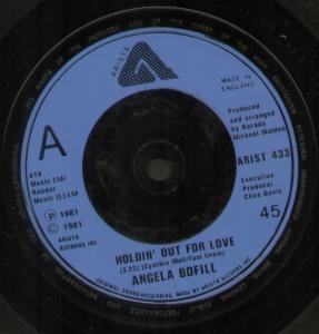 Angela Bofill - Holdin' Out For Love - 7 Inch