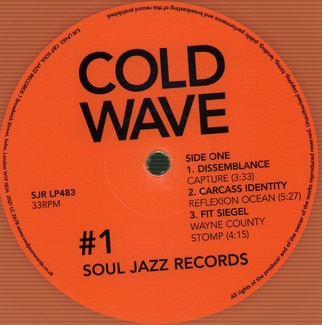 Various Artists - Cold Wave #1 - Double Lp