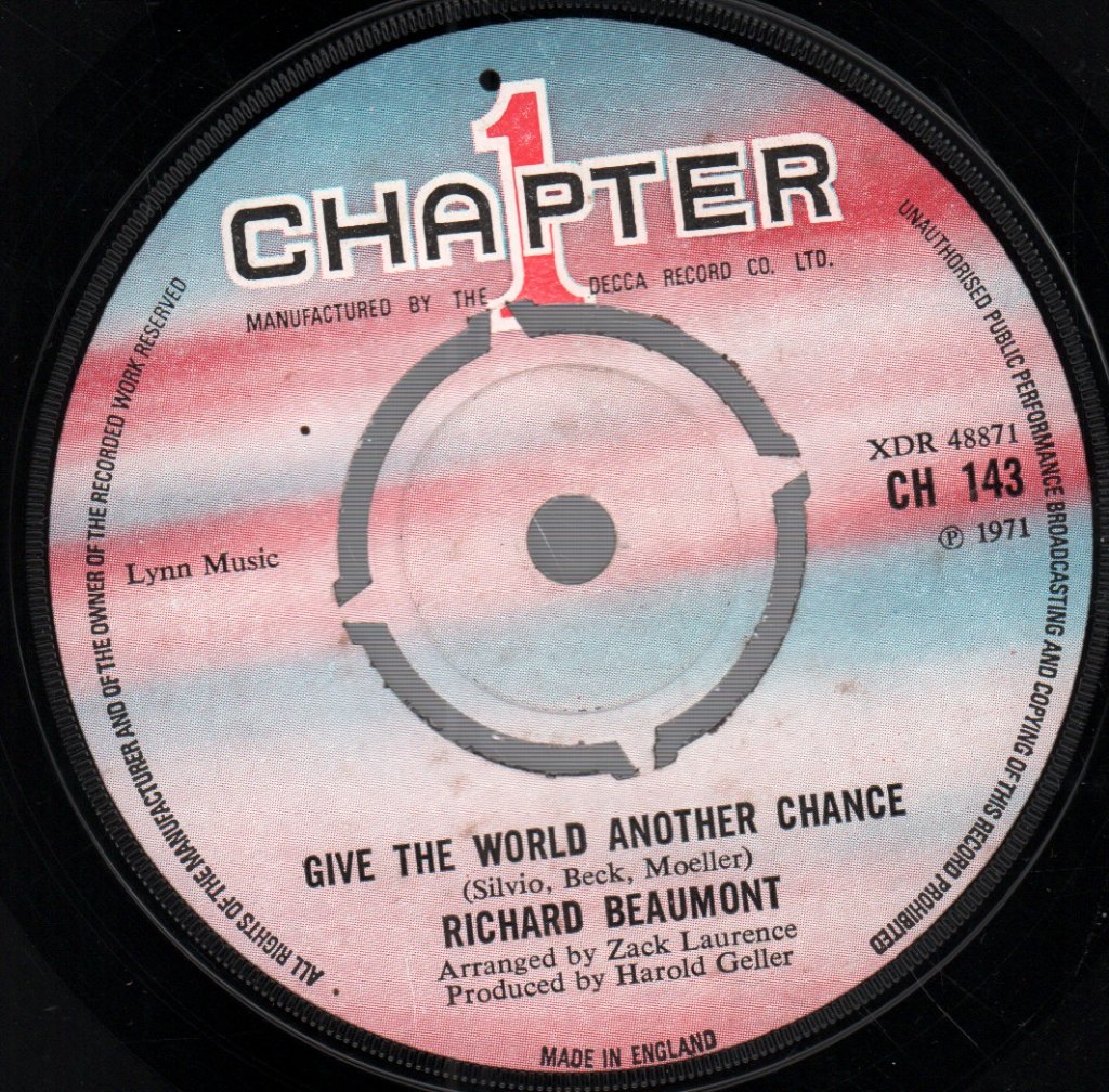 Richard Beaumont - Never Never Never Changes - 7 Inch