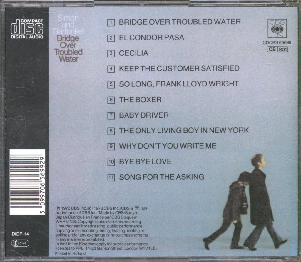 Simon & Garfunkel - Bridge Over Troubled Water - Cd