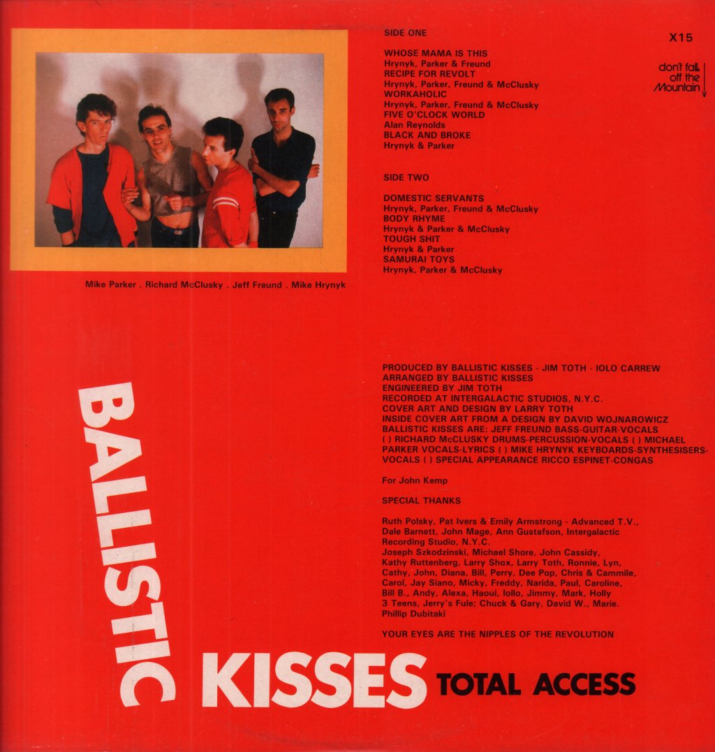Ballistic Kisses - Total Access - Lp