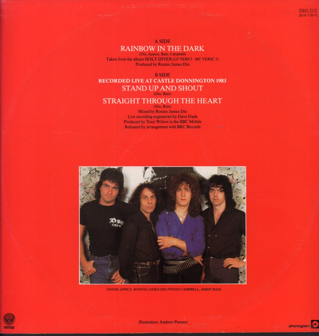 Dio - Rainbow In The Dark - 12 Inch