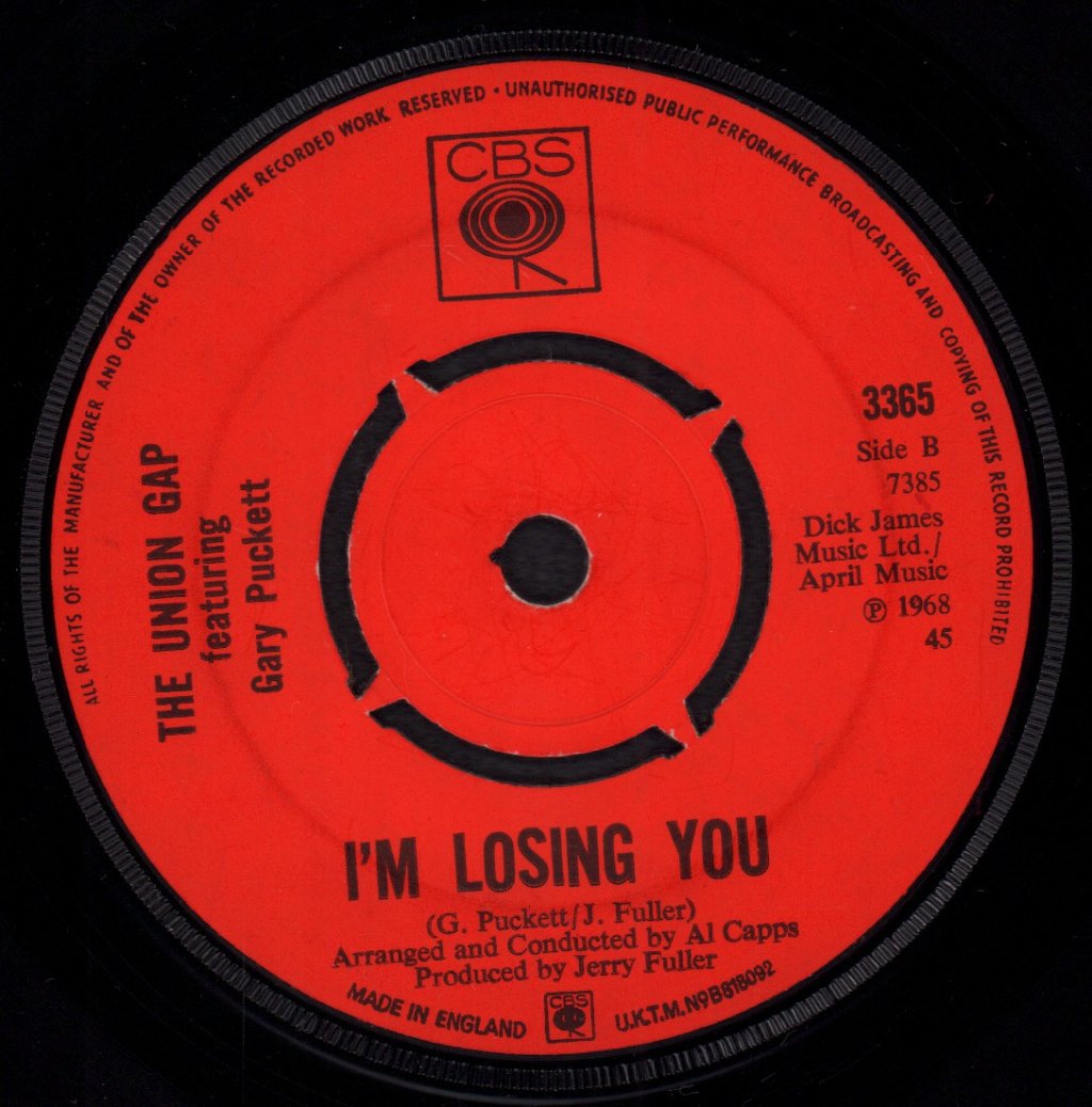 Union Gap Featuring Gary Puckett - Young Girl - 7 Inch