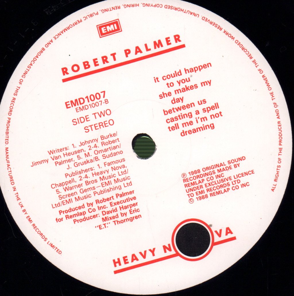 Robert Palmer - Heavy Nova - Lp