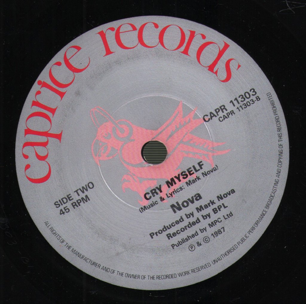Nova - It's Only You / Cry Myself - 7 Inch