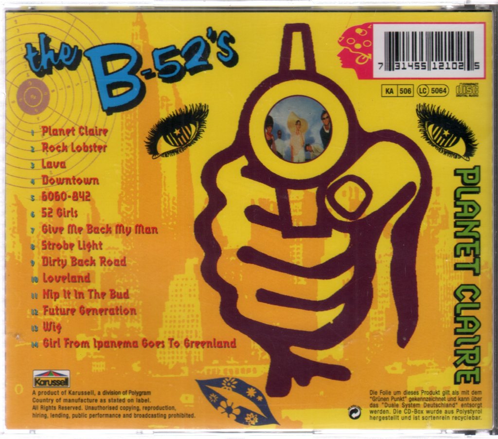 B-52's - Planet Claire - Cd