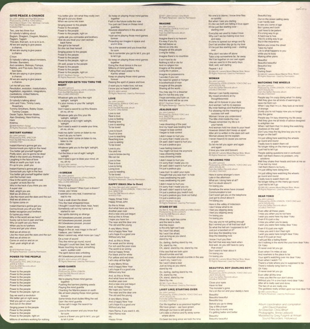 John Lennon - Collection - Lp