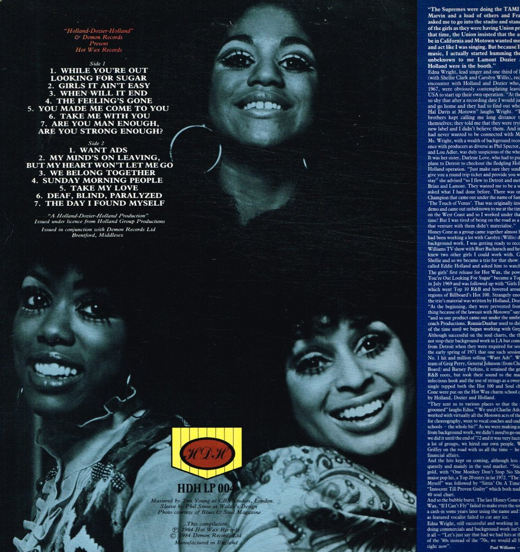 Honey Cone - Girls It Ain't Easy - Lp