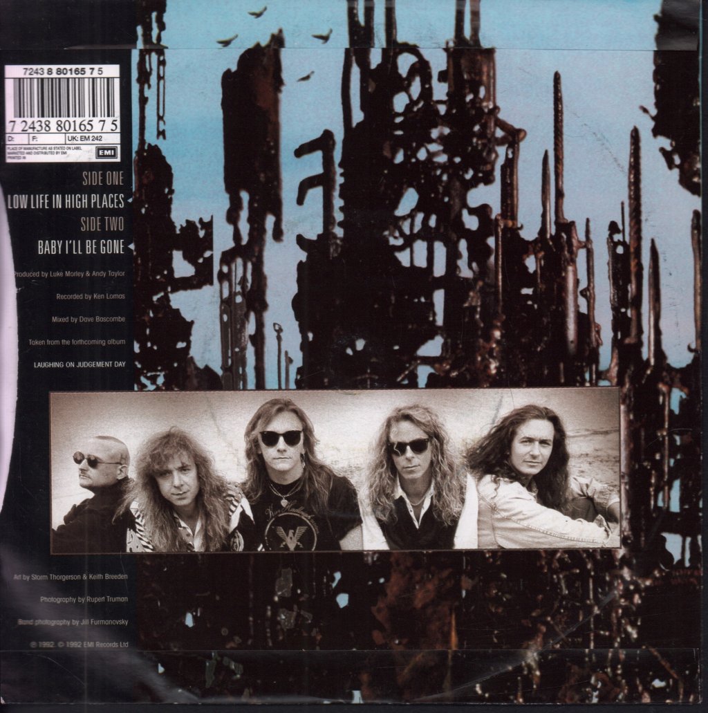 Thunder - Low Life In High Places - 7 Inch