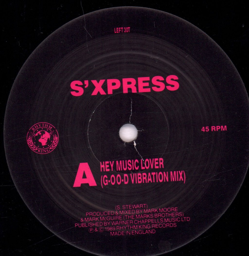 S'express - Hey Music Lover - 12 Inch