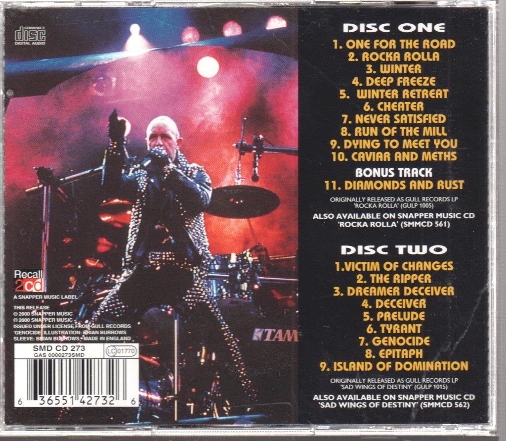 Judas Priest - Genocide - Double Cd