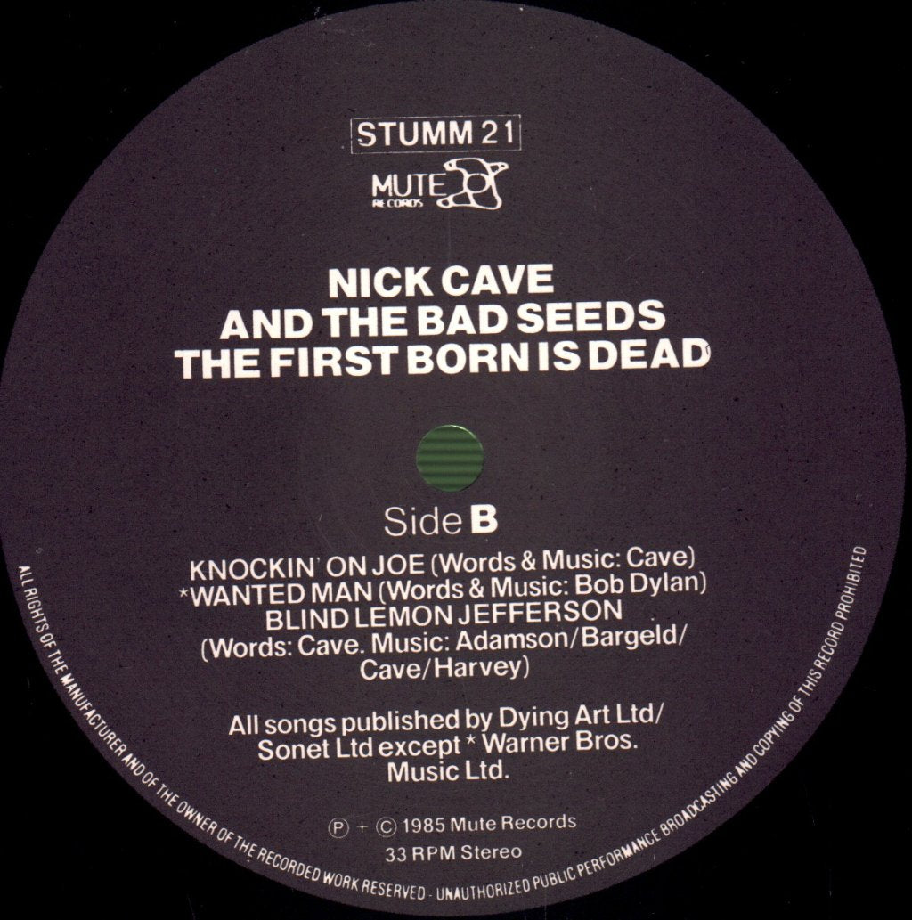 Nick Cave And The Bad Seeds - First Born Is Dead - Lp