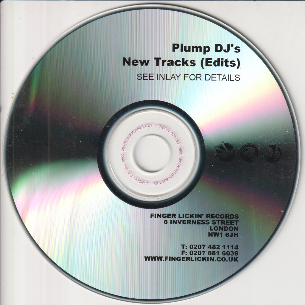 Plump Djs - new tracks album sampler - Cdr