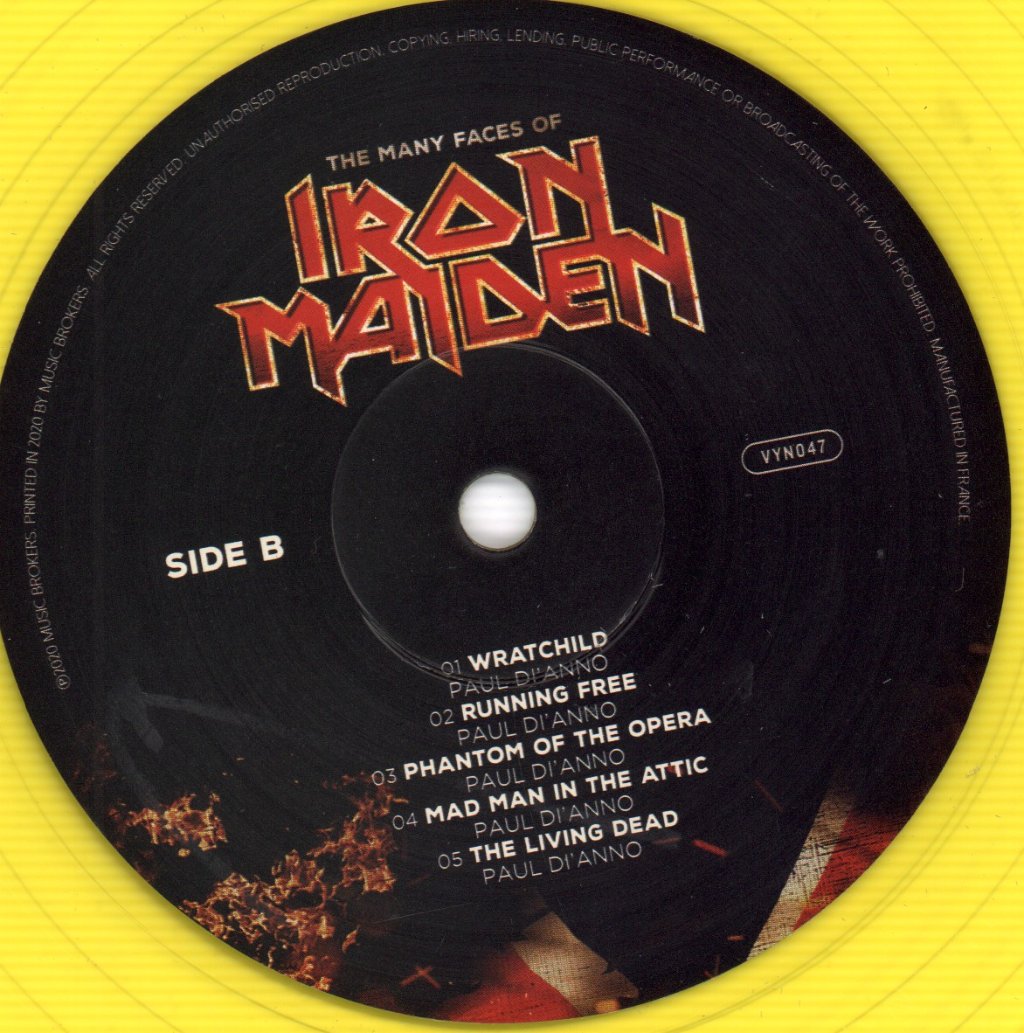 Various Artists - Many Faces Of Iron Maiden (A Journey Through The Inner World Of Iron Maiden) - Lp