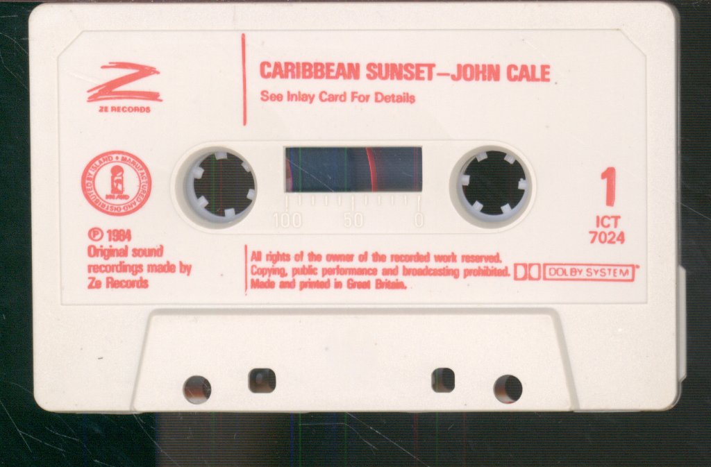 John Cale - Caribbean Sunset - Cassette