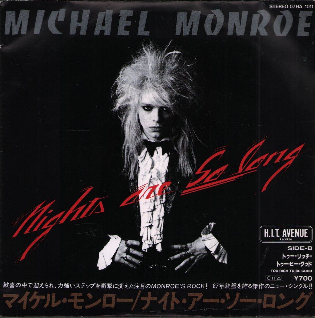Michael Monroe - Nights Are So Long - 7 Inch