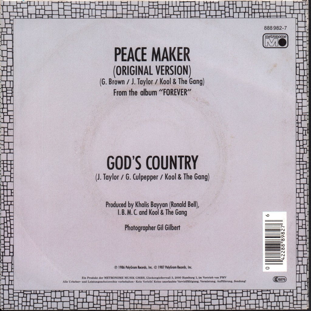 Kool And The Gang - Peace Maker - 7 Inch